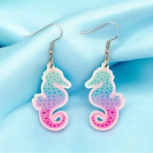 Colorful Seahorse Earrings